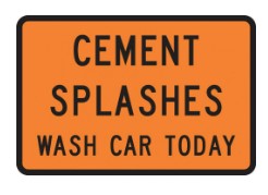 Cement Splashes