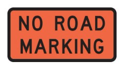 No Road Marking